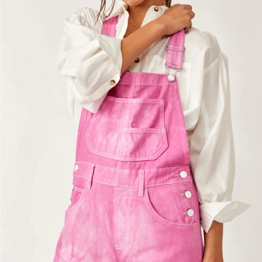 We The Free Pink Women's Jeans Overalls